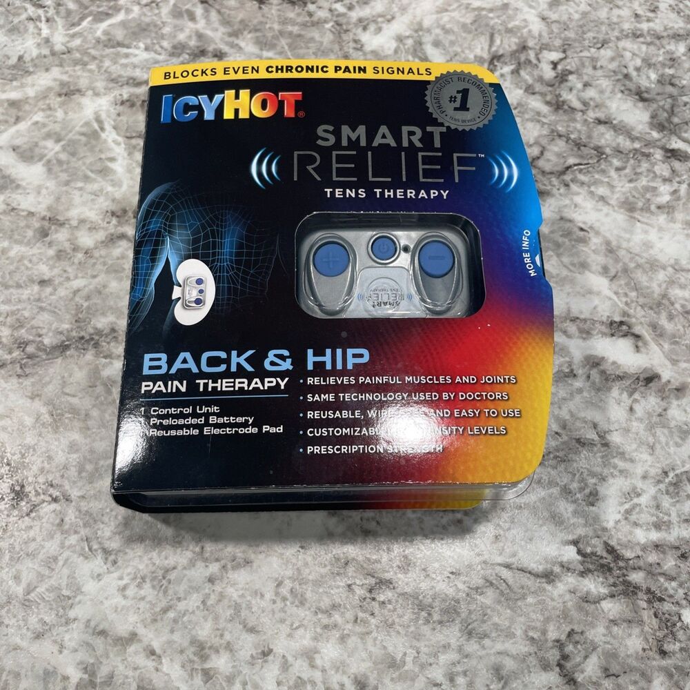 ICY HOT Smart Relief Tens Therapy Back Hip Knee Discontinued NOS Exp 4/30/2019